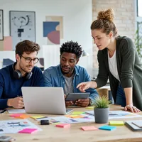A discovery session with the client team