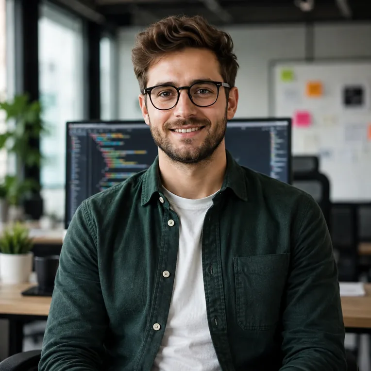 Portrait of the head of learning